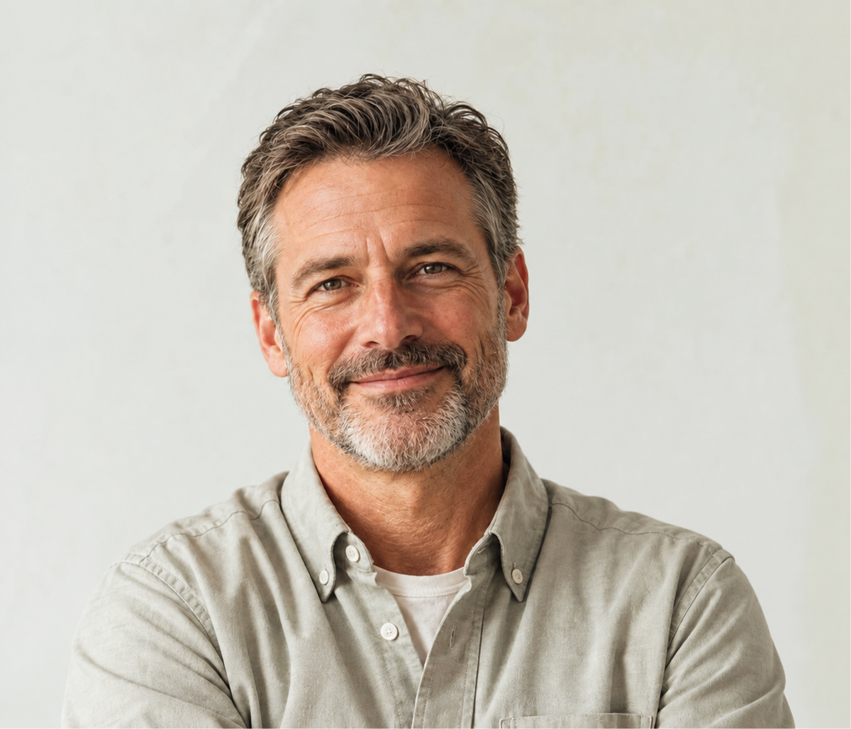 Healthcare professional smiling